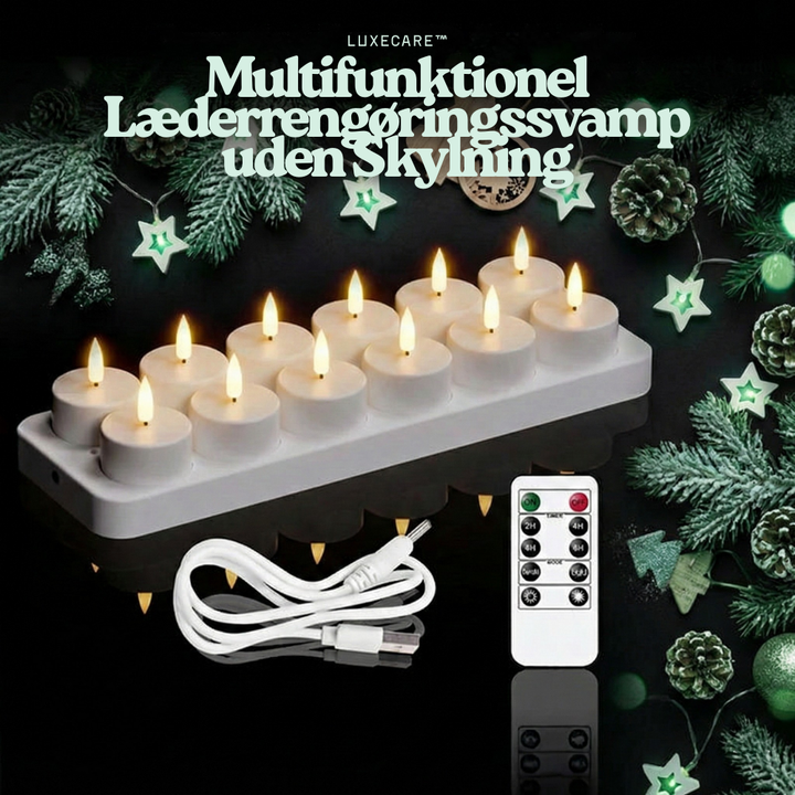 LumaFlick™ – Set di Candele LED Ricaricabili Senza Fiamma