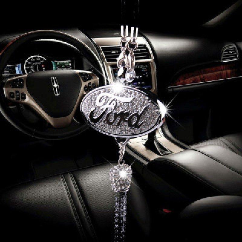Porta-profumo Auto | Cristallo &amp; Lega di zinco | Decorazione scintillante &amp; Idea regalo