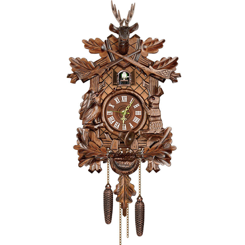 Orologio a cucù in legno TimberTock™ Incantevole Bosco
