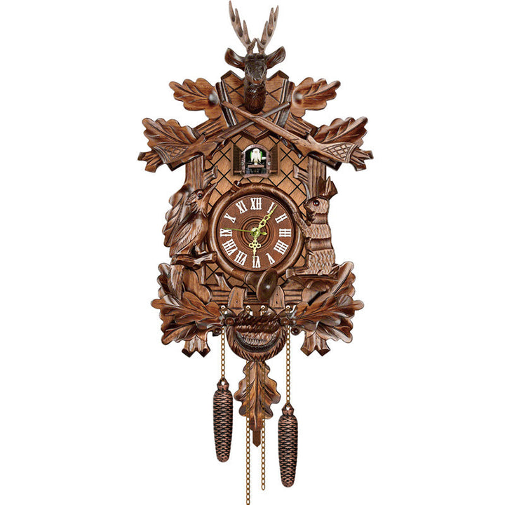 Orologio a cucù in legno TimberTock™ Incantevole Bosco