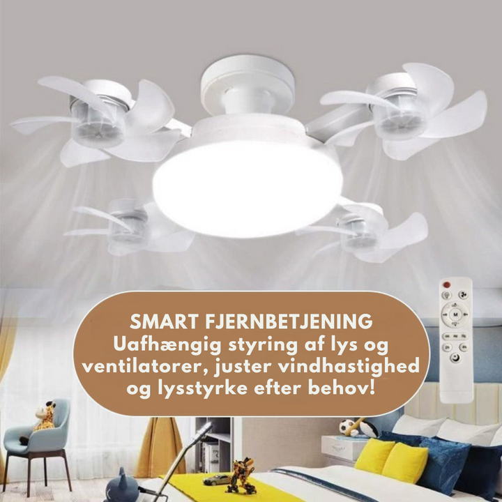 AeroGlow™ – Ventilatore da soffitto con tecnologia drone