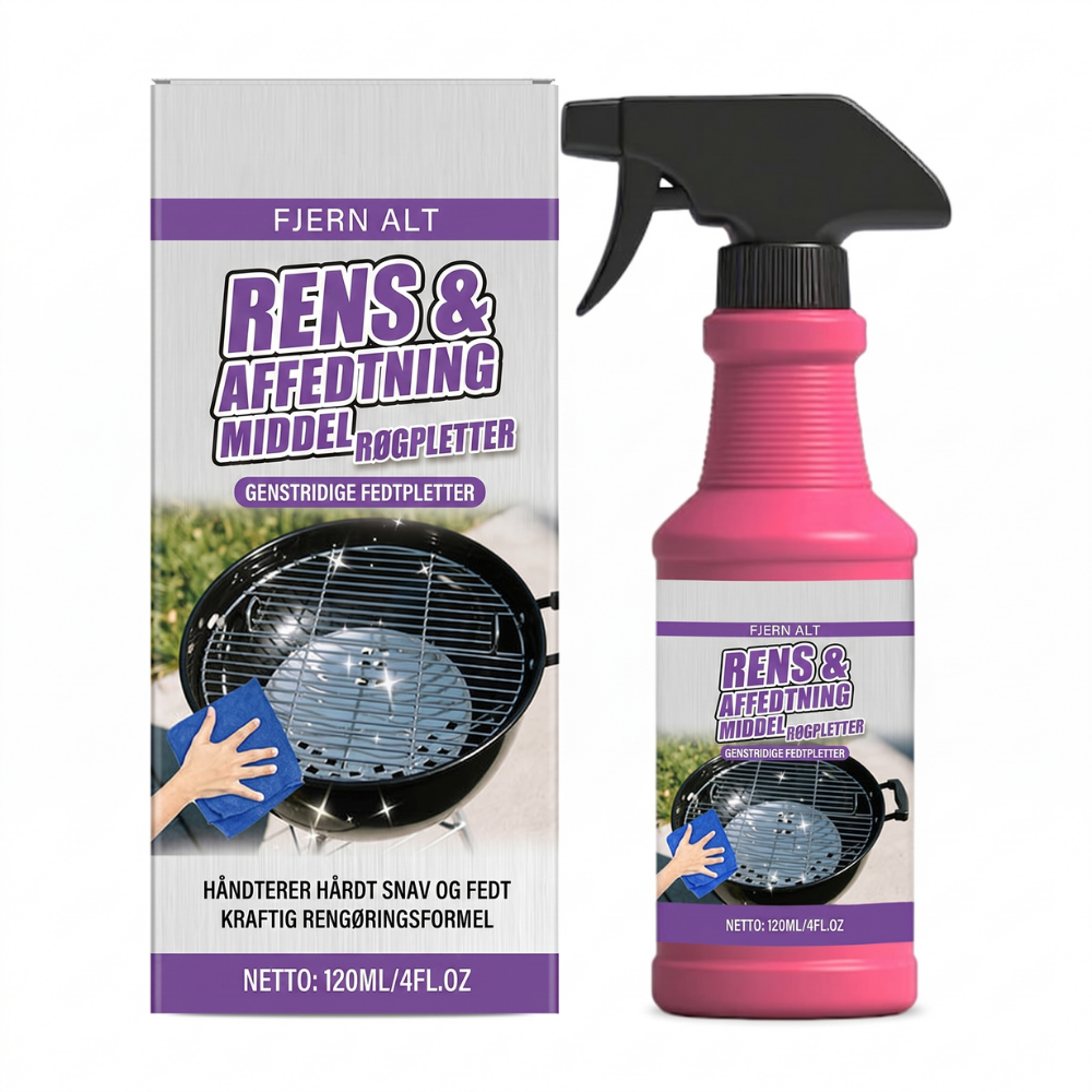 SearClean™ – Spray detergente per grasso BBQ ad azione rapida