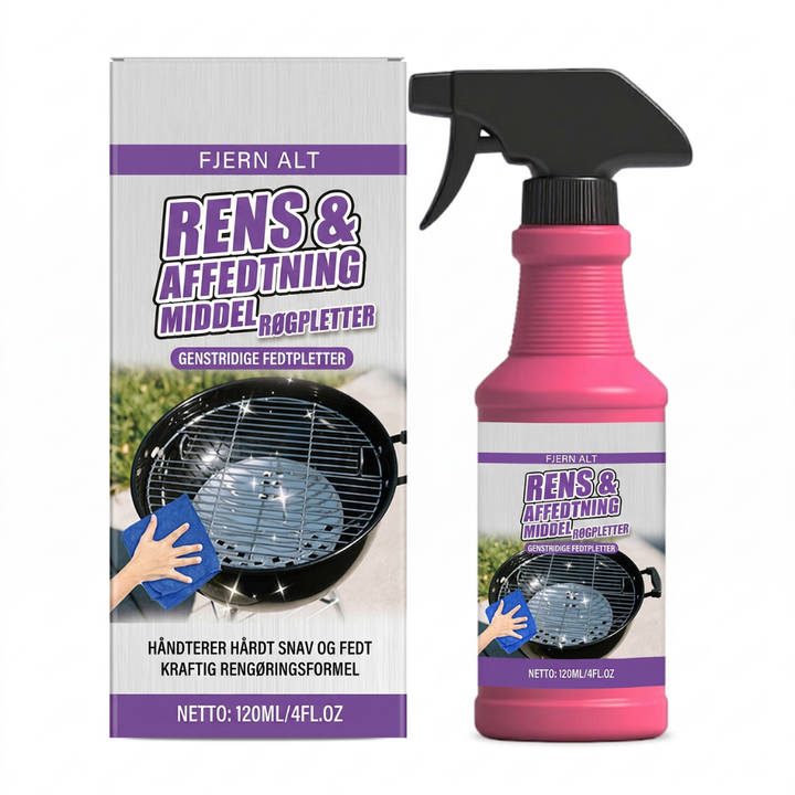 SearClean™ – Spray detergente per grasso BBQ ad azione rapida