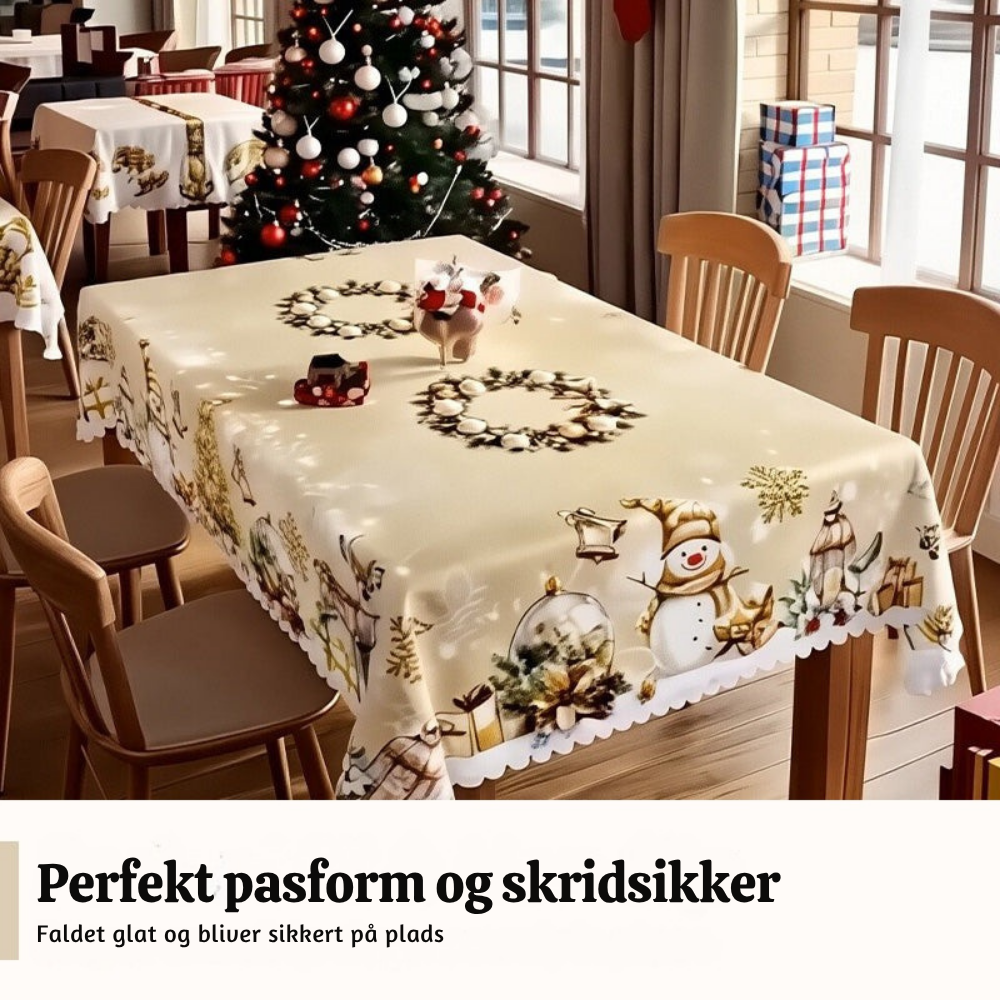 HollyDrape™ – Tovaglia di Natale Premium per la Tavola