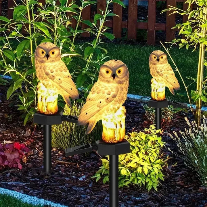 LumaOwl™ – Lampada da giardino solare Glow