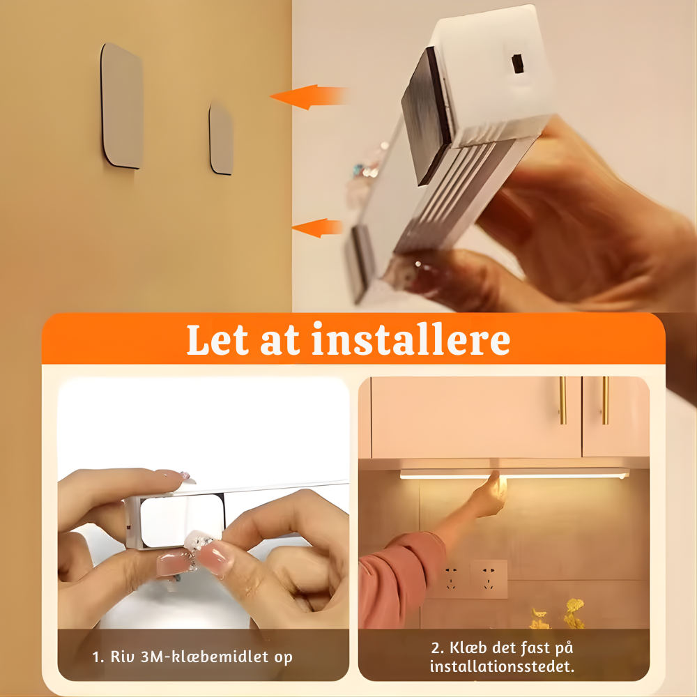 LumoBar™ – Barra LED Magnetica Intelligente con Sensore di Movimento