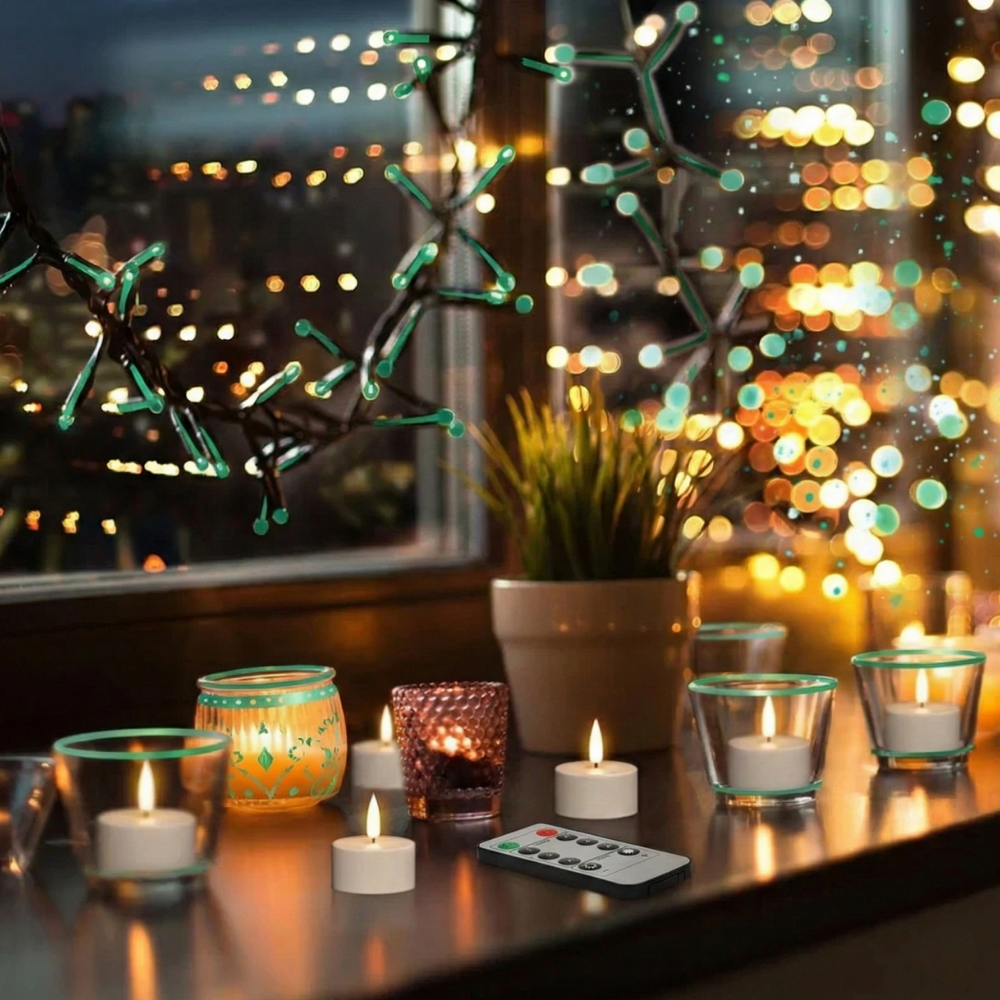 LumaFlick™ – Set di Candele LED Ricaricabili Senza Fiamma