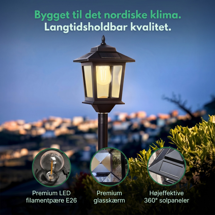 GlowHaven™ – Lampe de jardin solaire pour chemins et allées
