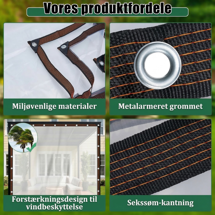 ClearGuard™ – Copertura Protettiva Trasparente e Resistente alle Intemperie