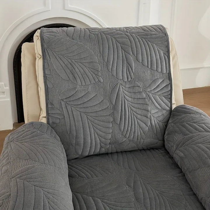 Copertura per Poltrona con Motivo Foglia Verde