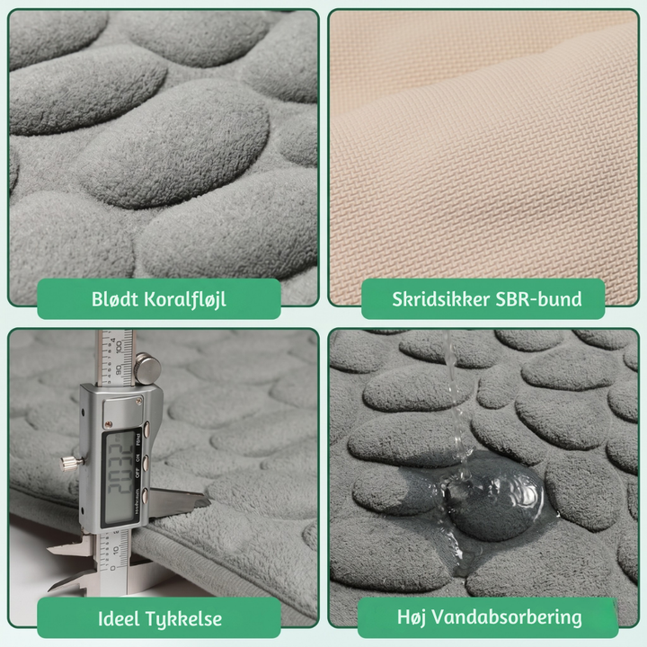 AquaDry™ – Tappeto da bagno ultra-assorbente antiscivolo