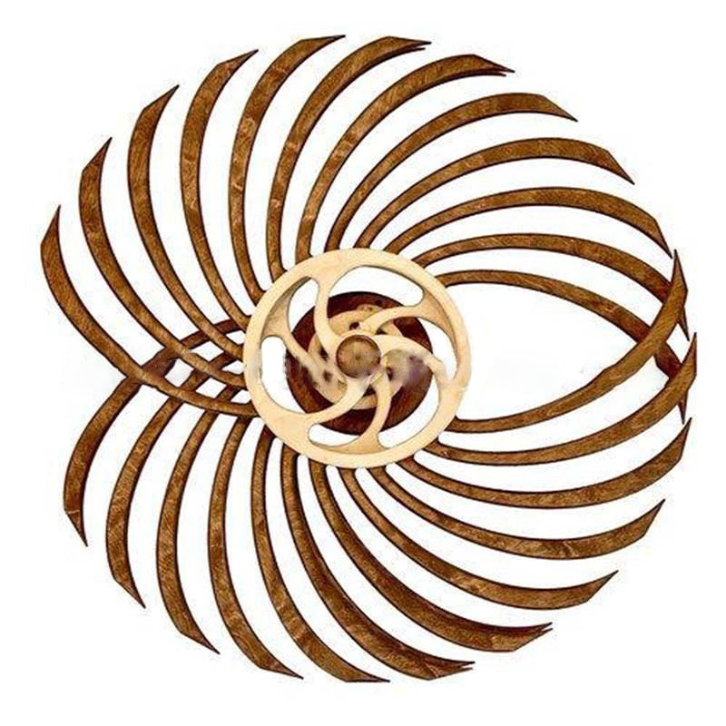 Scultura in legno cinetico | Decorazione murale animata &amp; oggetto d&