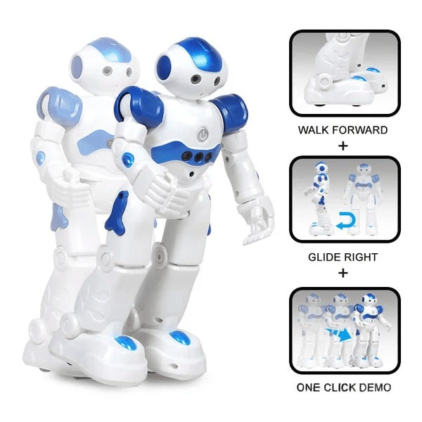 RoboLern™ Robot Bambino Intelligente | Controllo tramite gesti, Musica &amp; Danza | Programmabile | Giocattolo educativo interattivo
