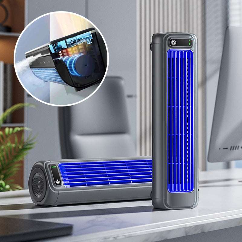 AirWave – Condizionatore Portatile Ricaricabile con 12 Ore di Durata della Batteria
