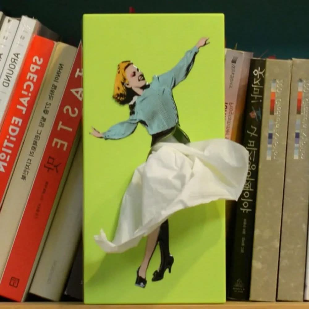 TISSUDANCE – Scatola di Fazzoletti Giocosa per una Decorazione Creativa della Casa