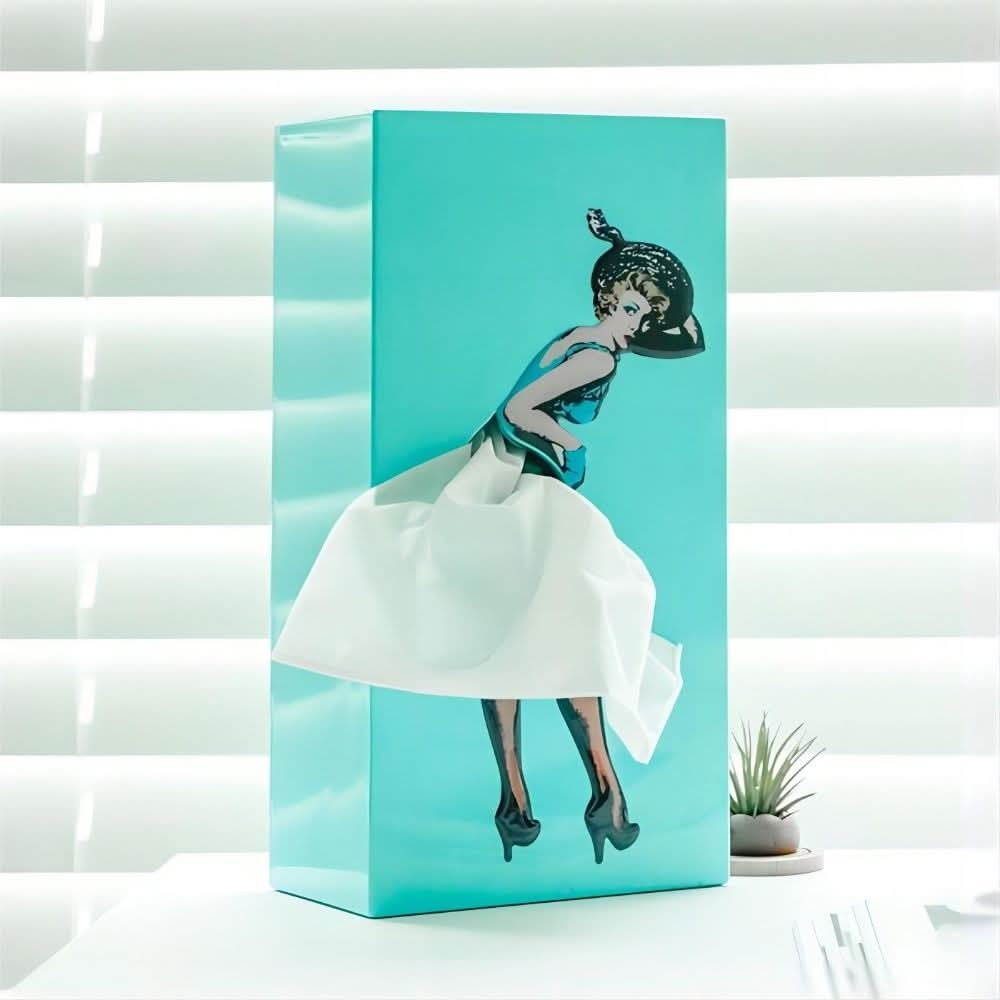 TISSUDANCE – Scatola di Fazzoletti Giocosa per una Decorazione Creativa della Casa