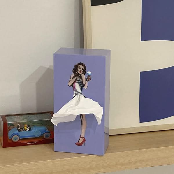TISSUDANCE – Scatola di Fazzoletti Giocosa per una Decorazione Creativa della Casa