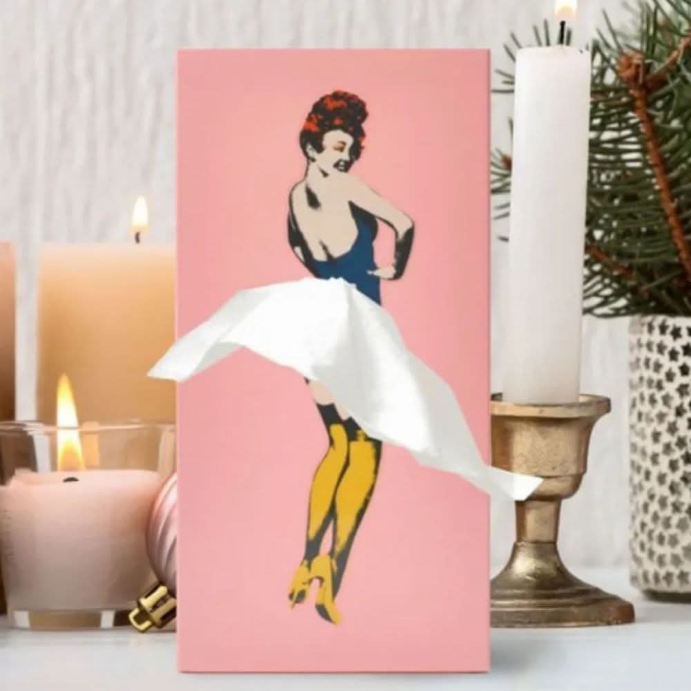 TISSUDANCE – Scatola di Fazzoletti Giocosa per una Decorazione Creativa della Casa