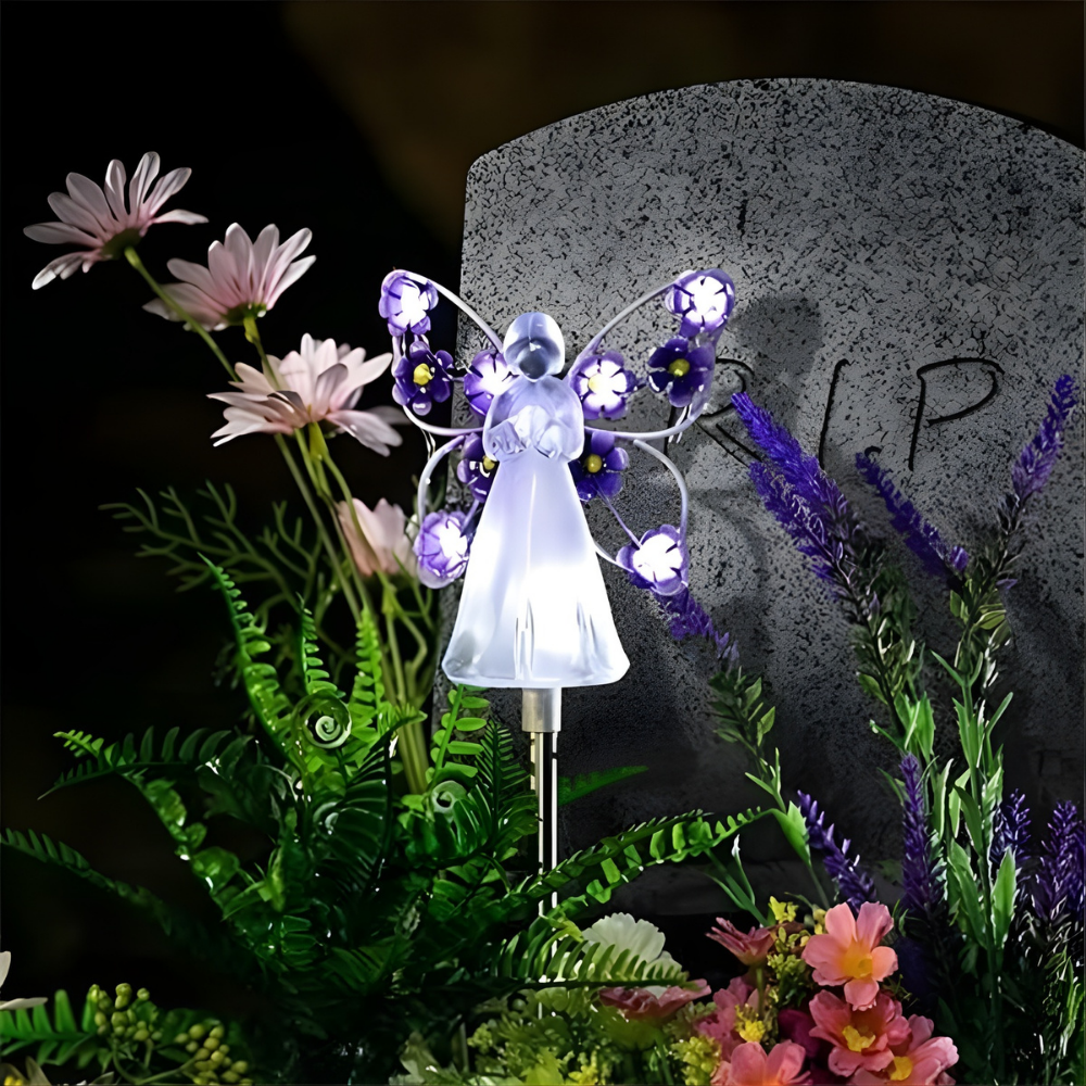 DivinaLight™ – Illuminazione da giardino a forma di angelo ad energia solare