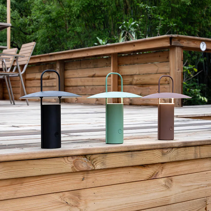 TerraBeam™ La lampada perfetta per il giardino! Ricaricabile tramite USB + 3 colori e intensità regolabile su 3 livelli
