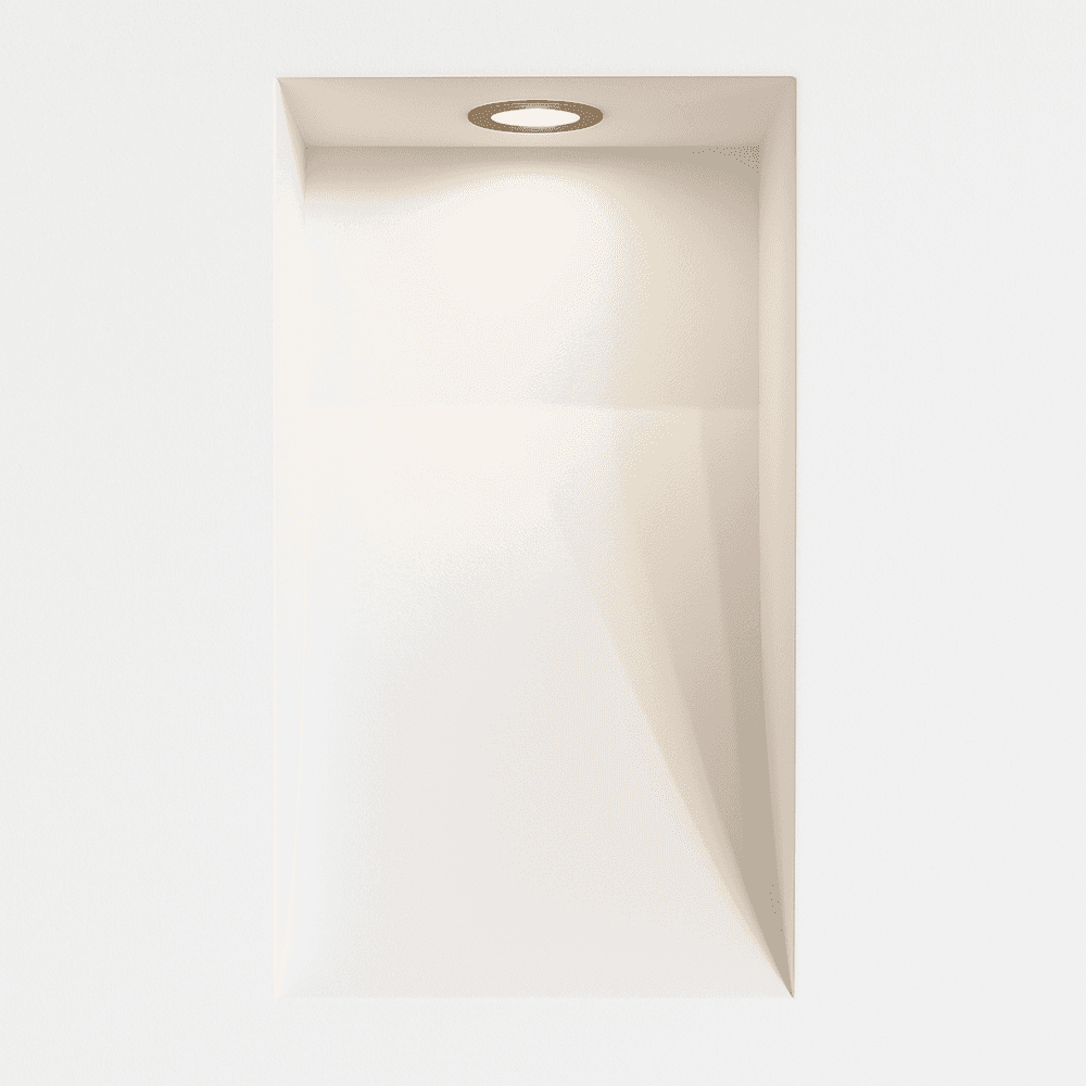 AabanLux: Luce da scala rettangolare in alluminio LED con sensore di movimento – per corridoi e scale