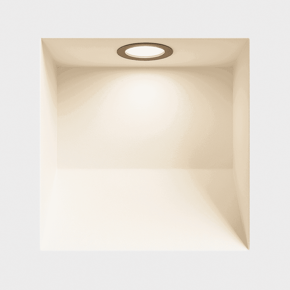 AabanLux: Luce da scala rettangolare in alluminio LED con sensore di movimento – per corridoi e scale