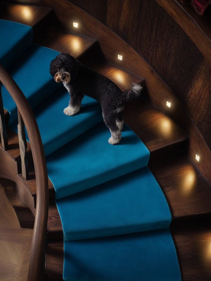 AabanLux: Luce da scala rettangolare in alluminio LED con sensore di movimento – per corridoi e scale