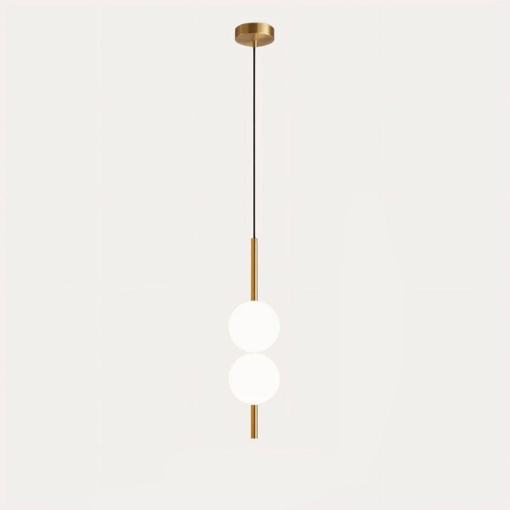 AcryLuma: Lampada a sospensione a sfera nordica in acrilico e metallo – per camere da letto e zone pranzo