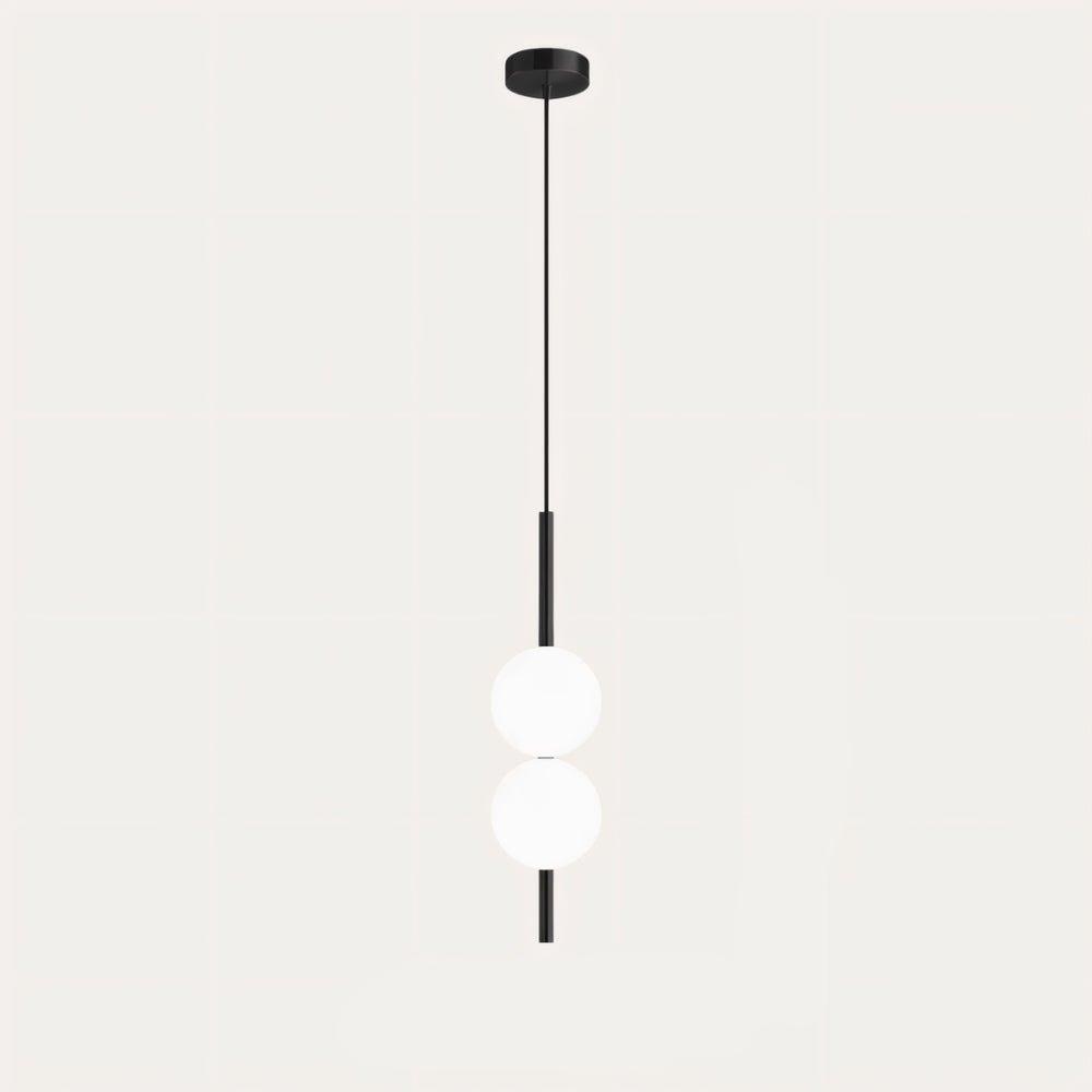 AcryLuma: Lampada a sospensione a sfera nordica in acrilico e metallo – per camere da letto e zone pranzo