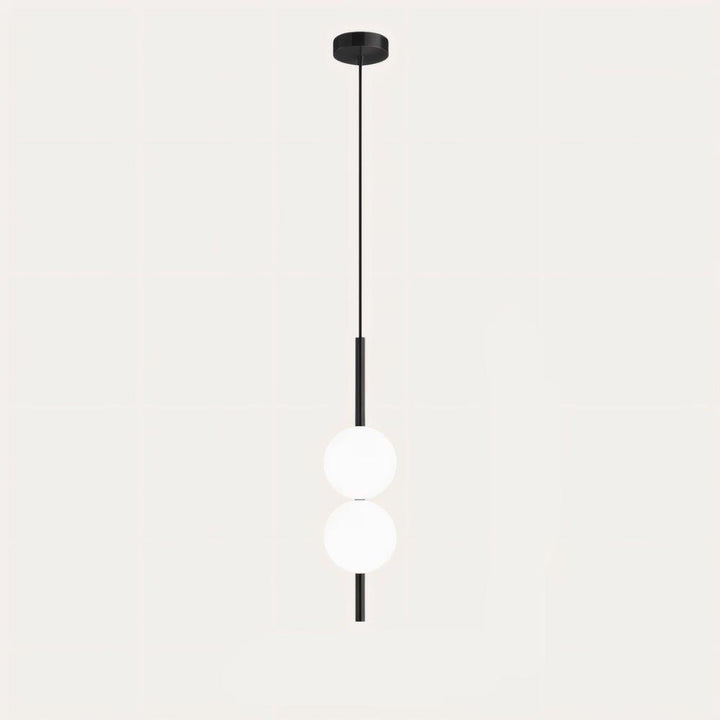 AcryLuma: Lampada a sospensione a sfera nordica in acrilico e metallo – per camere da letto e zone pranzo