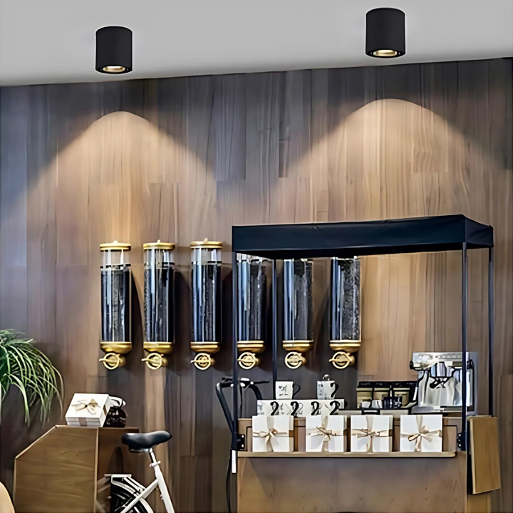 AeroBeam™ – Faretto incassato da soffitto antiabbagliamento orientabile