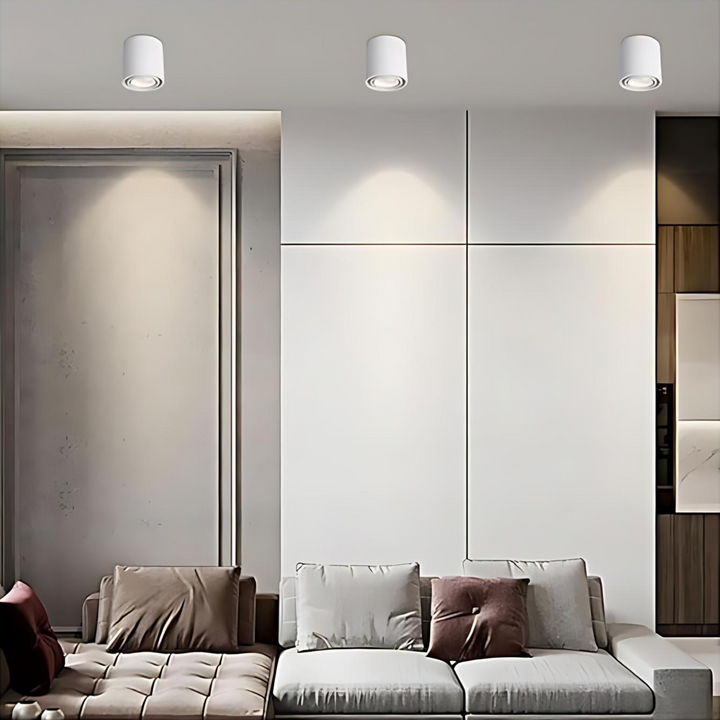 AeroBeam™ – Proiettore da soffitto rotante antiabbagliamento