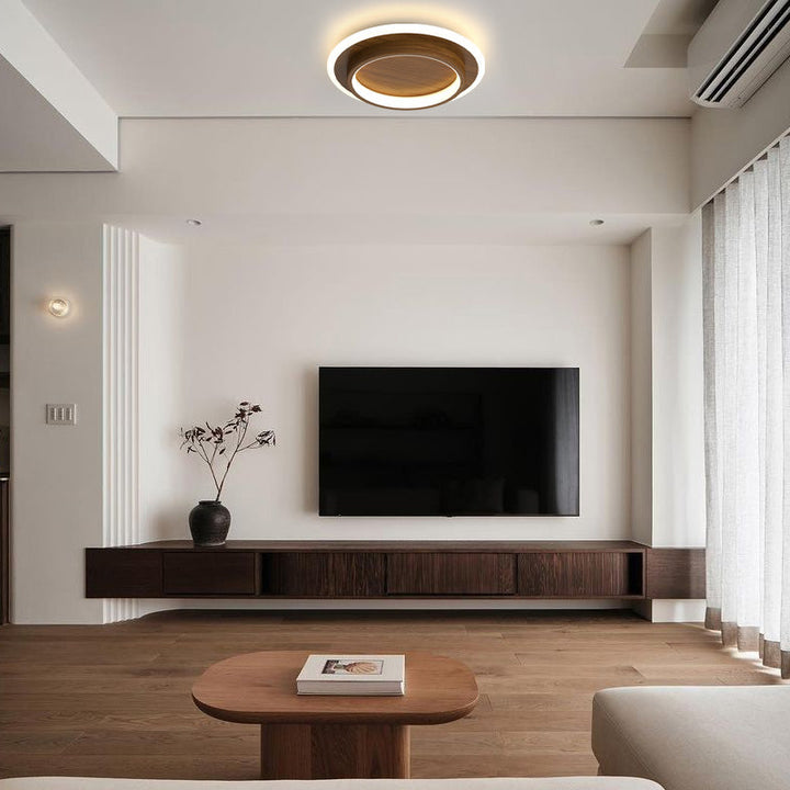 AeroGlow: Lampada da soffitto LED rotonda – Lampada a soffitto moderna per soggiorno e corridoio