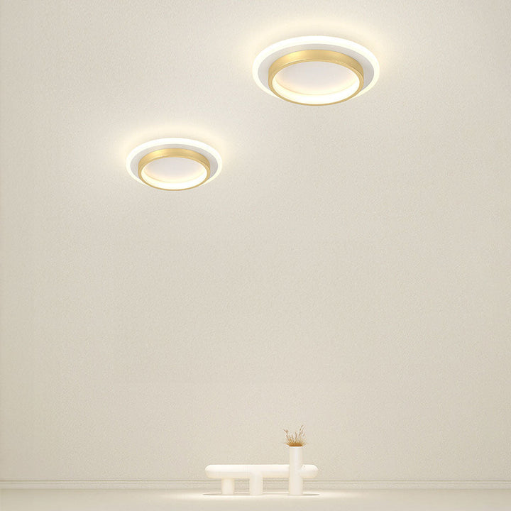AeroGlow: Lampada da soffitto LED rotonda – Lampada a soffitto moderna per soggiorno e corridoio