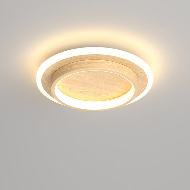 AeroGlow: Lampada da soffitto LED rotonda – Lampada a soffitto moderna per soggiorno e corridoio