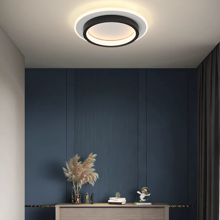 AeroGlow: Lampada da soffitto LED rotonda – Lampada a soffitto moderna per soggiorno e corridoio