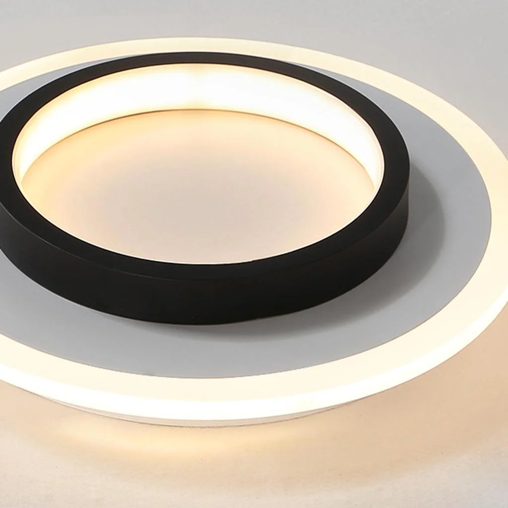 AeroGlow: Lampada da soffitto LED rotonda – Lampada a soffitto moderna per soggiorno e corridoio