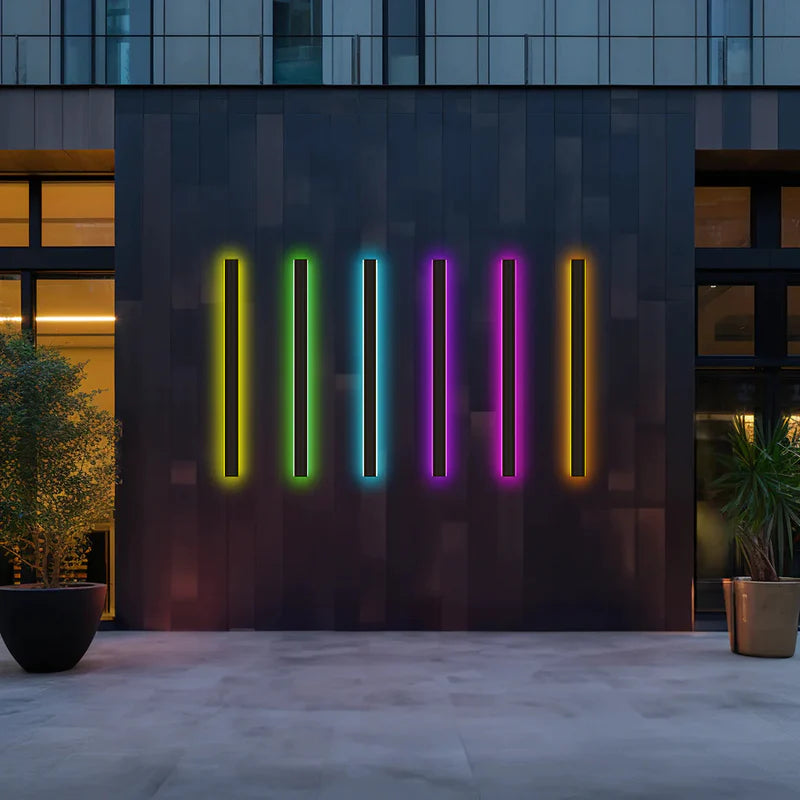 AeroLyn: Applique LED Lineare per Esterni – Lampada da Parete Resistente alle Intemperie per Giardino e Terrazza