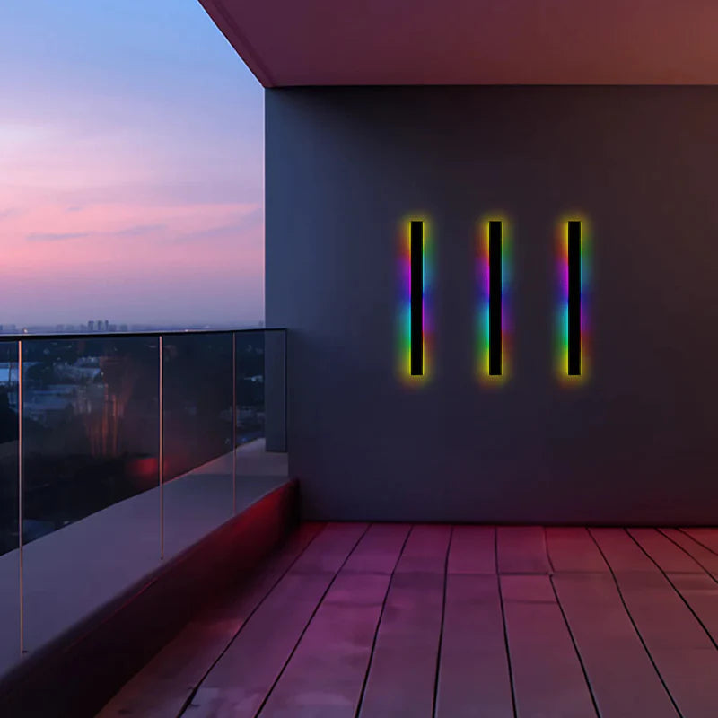 AeroLyn: Applique LED Lineare per Esterni – Lampada da Parete Resistente alle Intemperie per Giardino e Terrazza