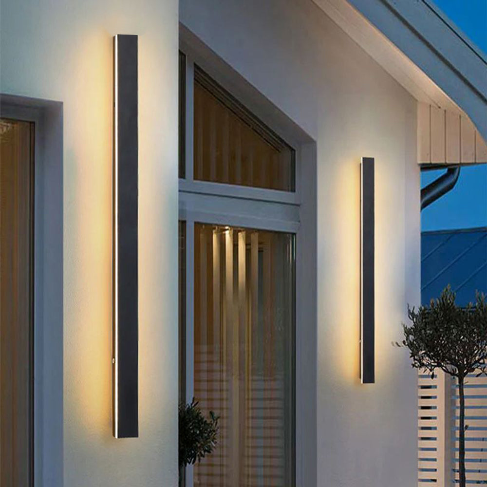 AeroLyn: Applique LED Lineare per Esterni – Lampada da Parete Resistente alle Intemperie per Giardino e Terrazza