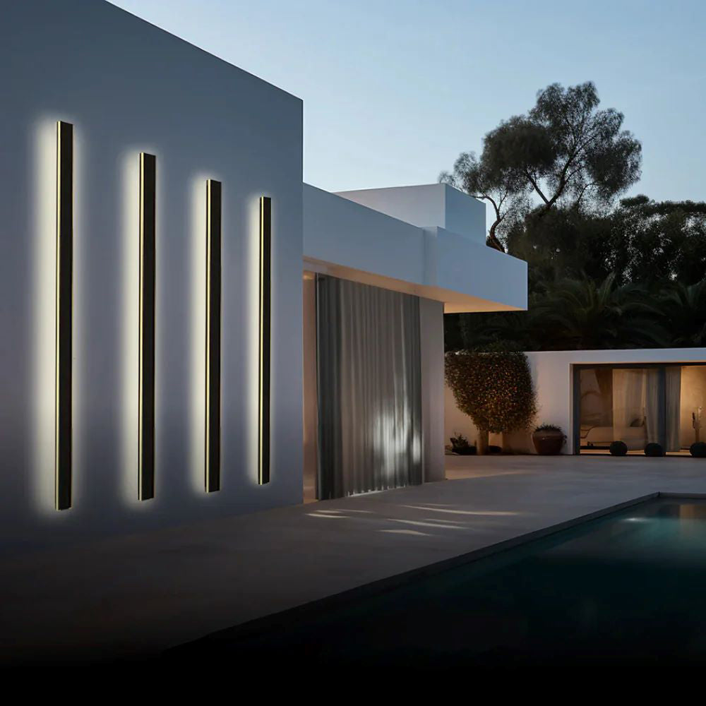 AeroLyn: Applique LED Lineare per Esterni – Lampada da Parete Resistente alle Intemperie per Giardino e Terrazza