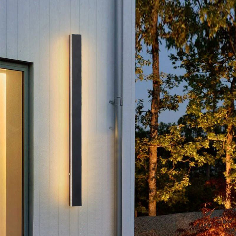 AeroLyn: Applique LED Lineare per Esterni – Lampada da Parete Resistente alle Intemperie per Giardino e Terrazza