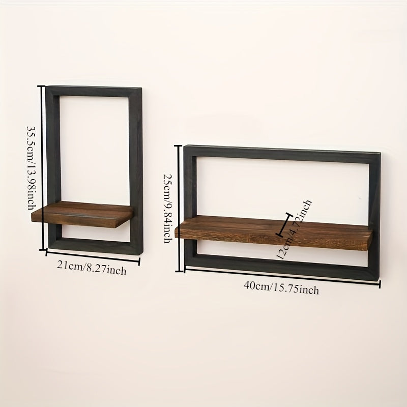 AlbumStil: Mensole moderne – salvaspazio, decorative e facili da mantenere con finitura in legno per foto e decorazioni