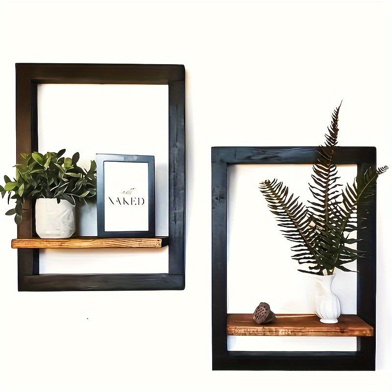 AlbumStil: Mensole moderne – salvaspazio, decorative e facili da mantenere con finitura in legno per foto e decorazioni