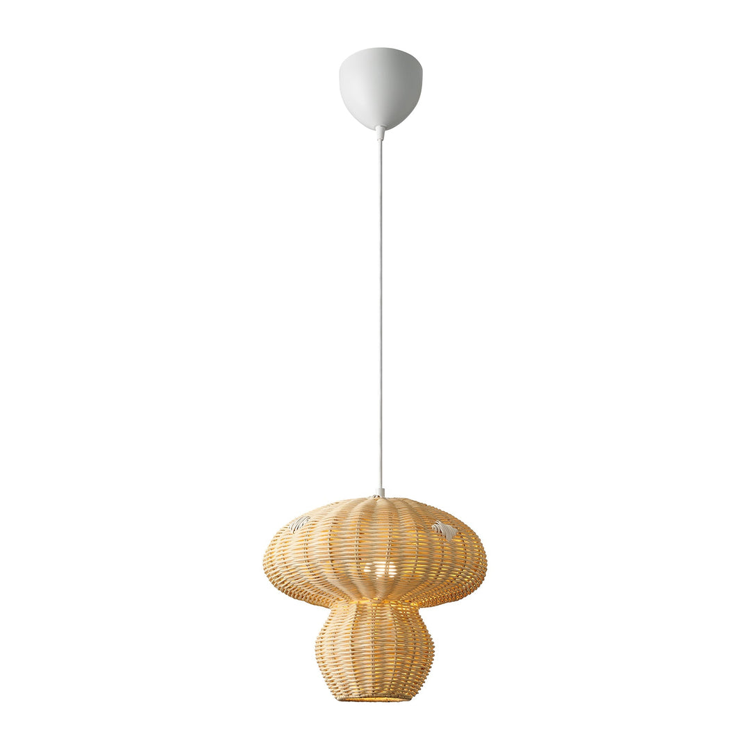 Lampada a sospensione in rattan Allie