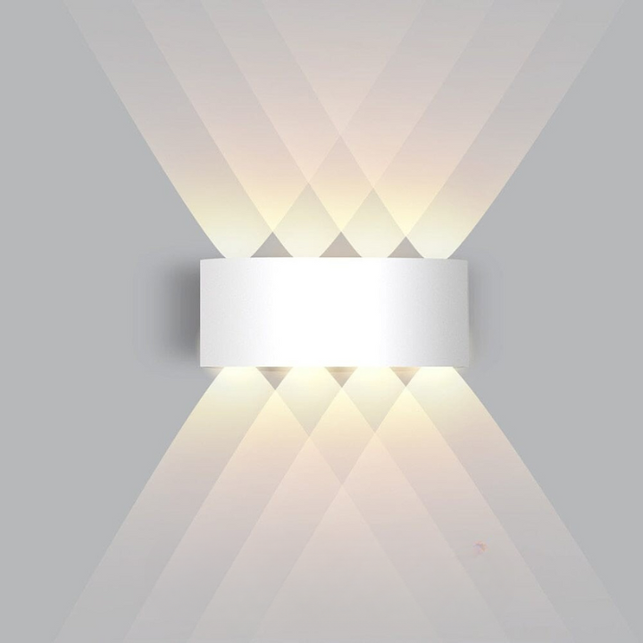 AluGlanz: Lampada da parete LED per esterni – Impermeabile, Moderna e a Risparmio Energetico in Alluminio