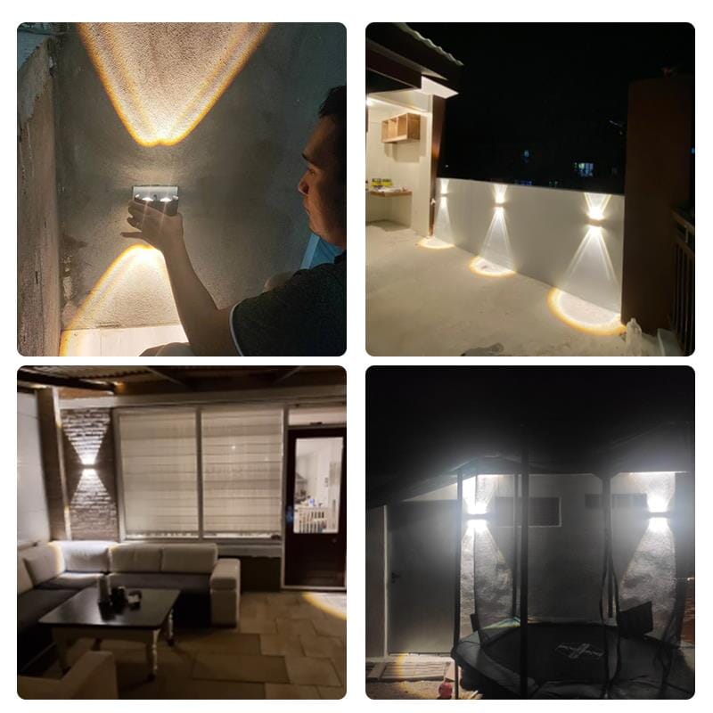 AluGlanz: Applique LED da esterno – Impermeabile, Moderna &amp; Risparmio Energetico in Alluminio