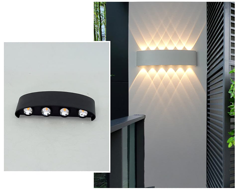 AluGlanz: Applique LED da esterno – Impermeabile, Moderna &amp; Risparmio Energetico in Alluminio