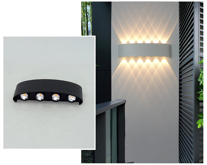 AluGlanz: Applique LED da esterno – Impermeabile, Moderna &amp; Risparmio Energetico in Alluminio
