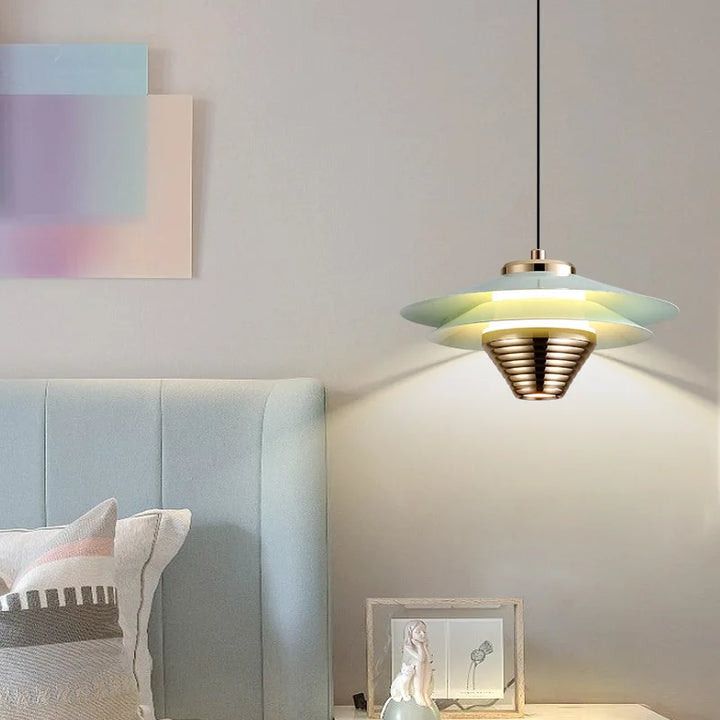 AlumaGlow: Lampada a sospensione LED in alluminio – Luce elegante per spazi moderni
